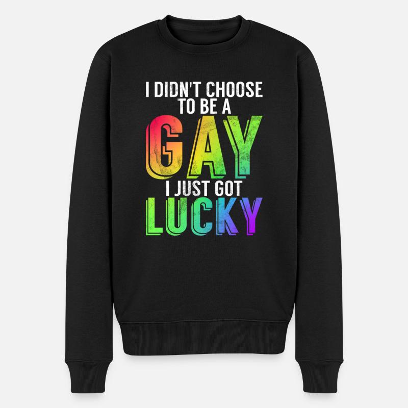 Cadeaux gays - Pull Premium bio Homme - noir