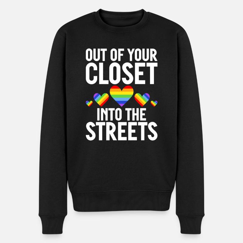 Cadeaux gays - Pull Premium bio Homme - noir