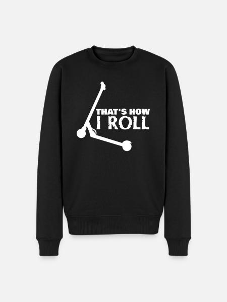 Kick Scooter Scooter - Men's Premium Organic Jumper - black