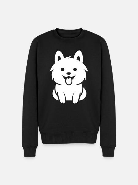 Chien Samoyède - Pull Premium bio Homme - noir