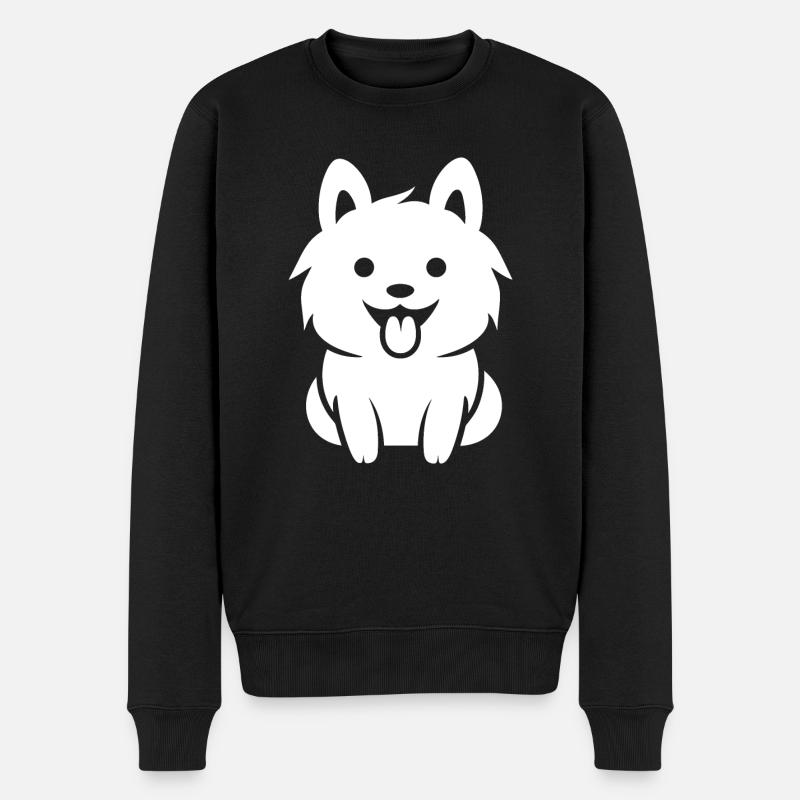 Chien Samoyède - Pull Premium bio Homme - noir