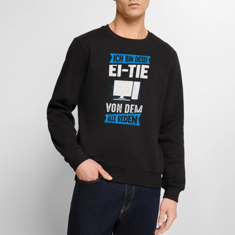 IT Computer PC Beruf Abreit Computer Fan Spruch IT Männer Premium Bio Pullover