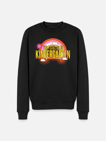 Kindergarten Nursery School - Men's Premium Organic Jumper - black