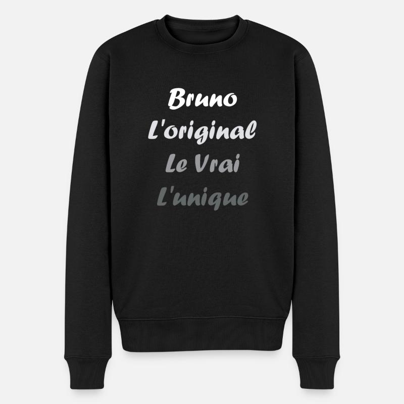 Super Bruno - Pull Premium bio Homme - noir