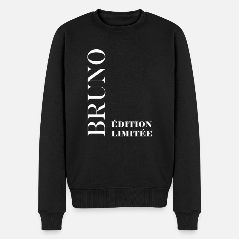 Super Bruno - Pull Premium bio Homme - noir