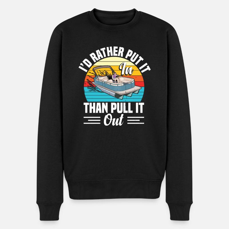 Capitaine Tritoon - Pull Premium bio Homme - noir