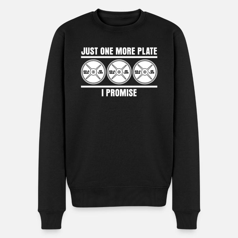 Gym Motivation Musculation - Pull Premium bio Homme - noir
