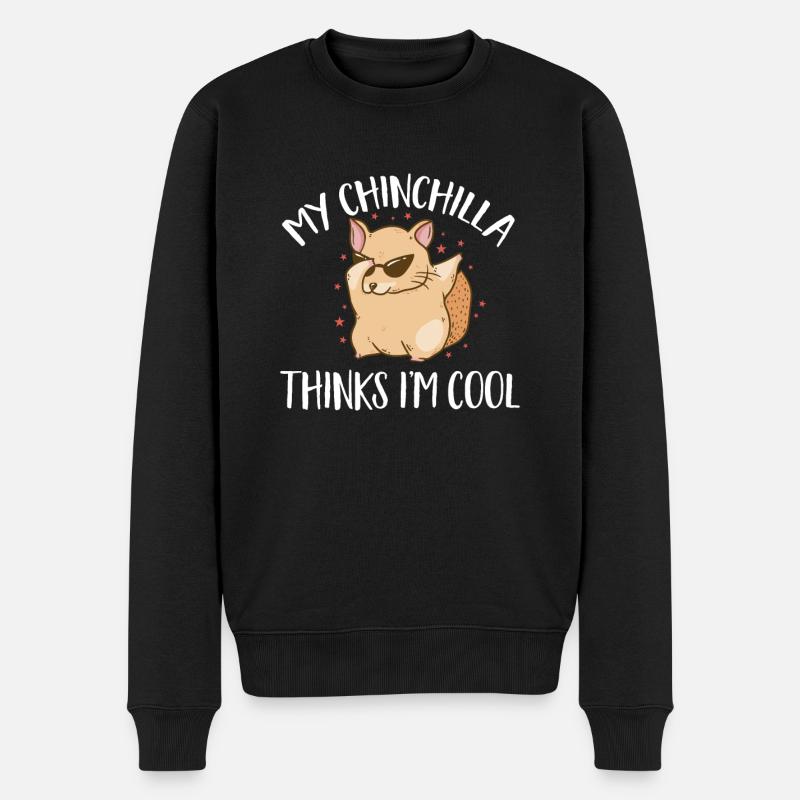 Chinchilla - Pull Premium bio Homme - noir