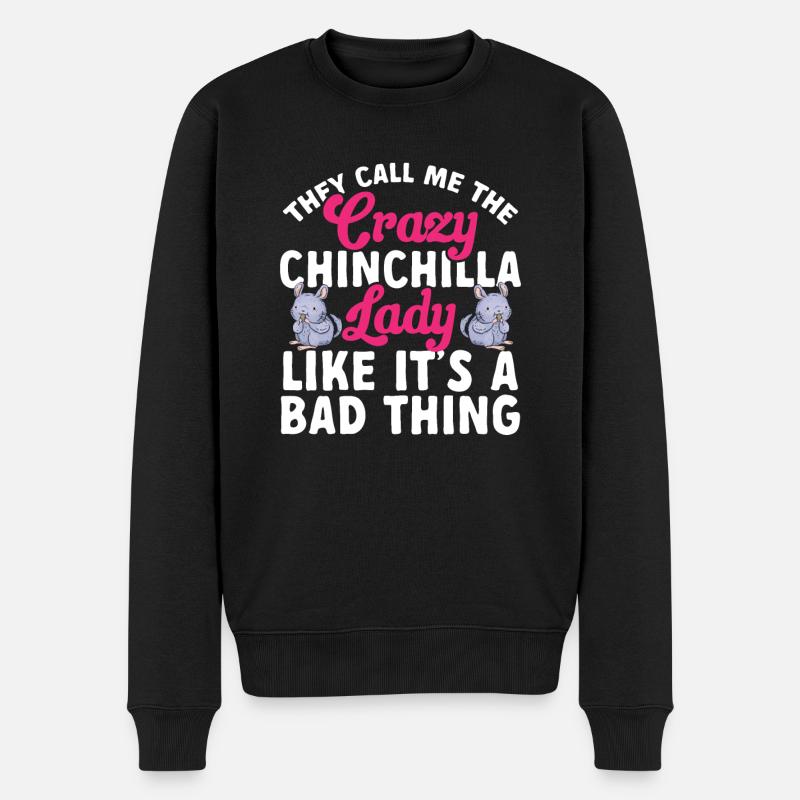 Chinchilla - Pull Premium bio Homme - noir