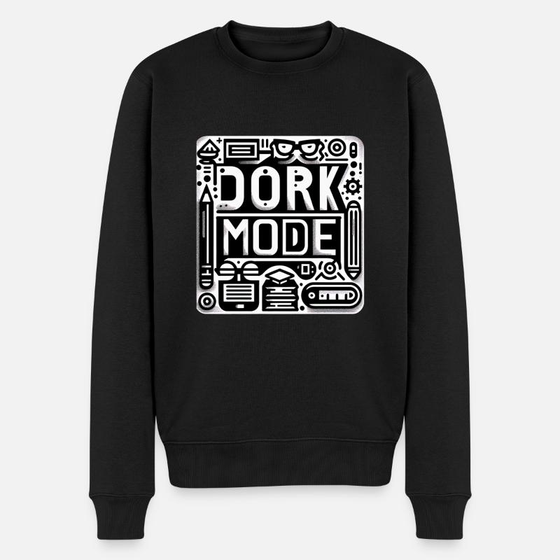 Dork Mode 11 - Männer Premium Bio Pullover - Schwarz