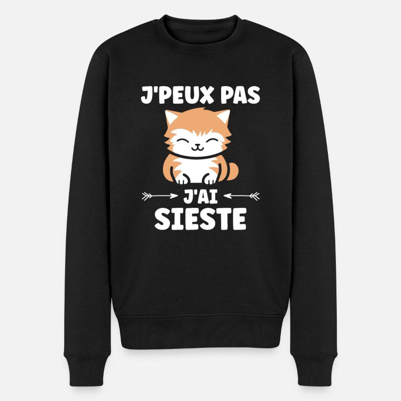 J'ai sieste - Pull Premium bio Homme - noir