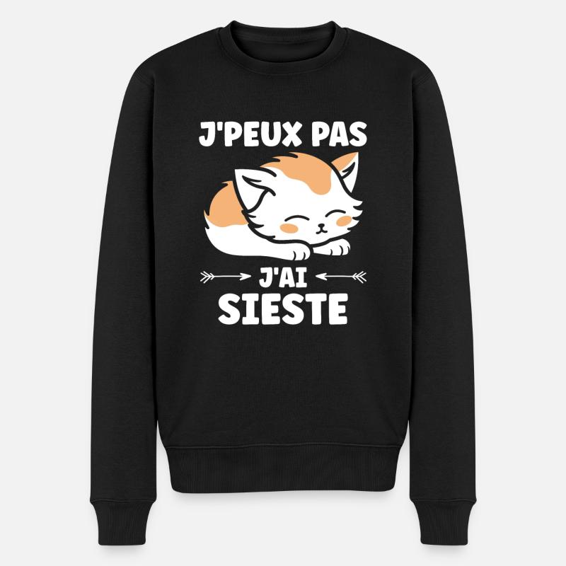 J'ai sieste - Pull Premium bio Homme - noir