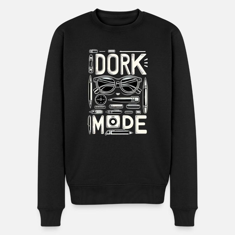 Dork Mode 6 - Men's Premium Organic Jumper - black