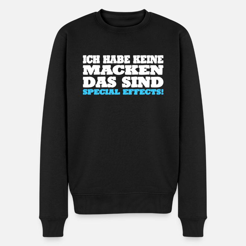 Spruch Geschenkidee Sarkastisch - Männer Premium Bio Pullover - Schwarz