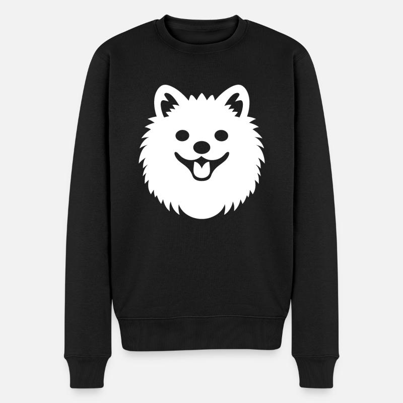 Spitz - Männer Premium Bio Pullover - Schwarz