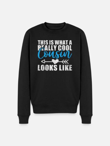 Cousin Gifts - Men's Premium Organic Jumper - black