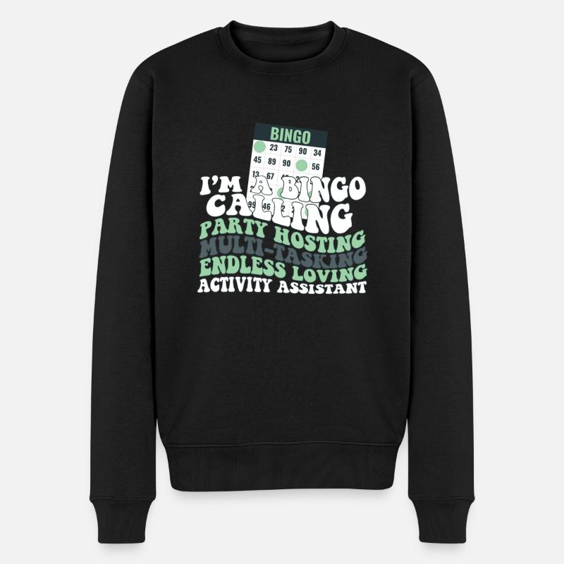 Proud Activity Assistant Appreciation - Männer Premium Bio Pullover - Schwarz