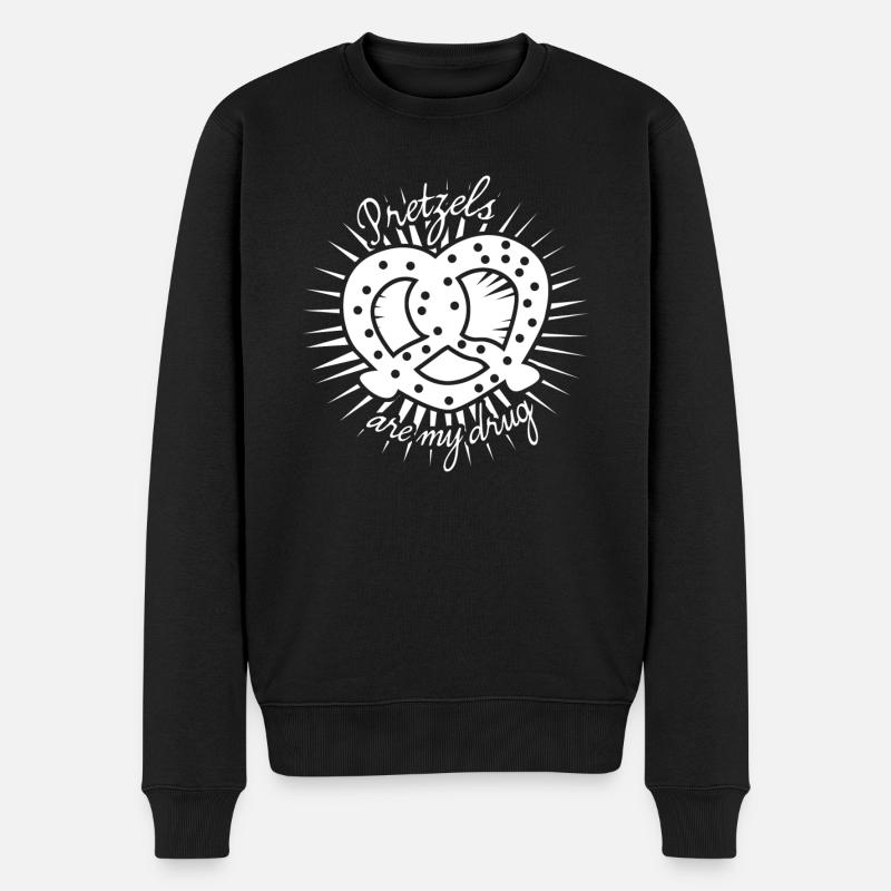 Bretzels Blague Bretzel - Pull Premium bio Homme - noir