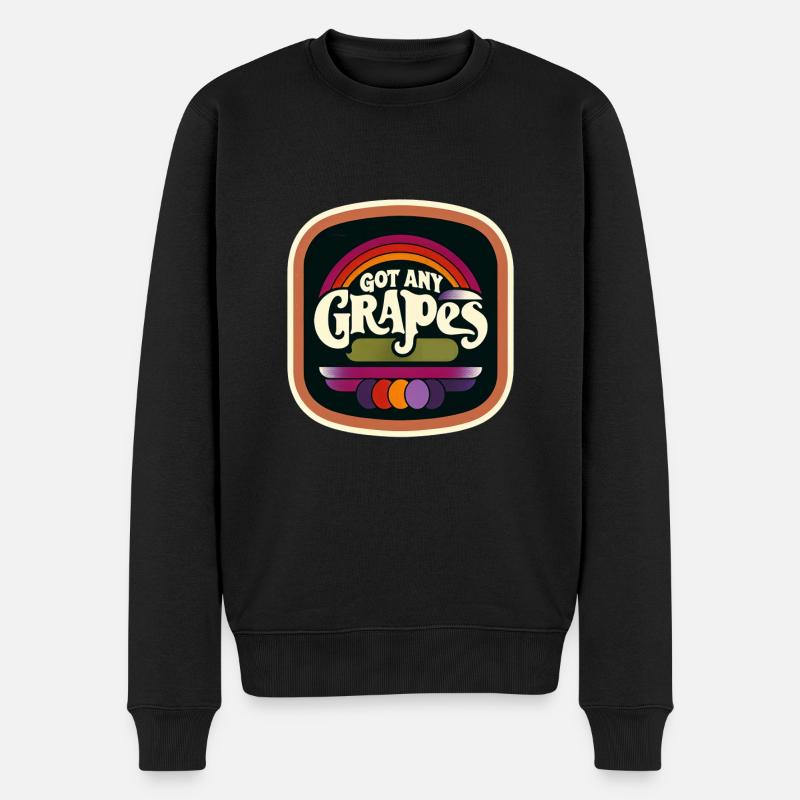 Got Any Grapes 6 - Männer Premium Bio Pullover - Schwarz