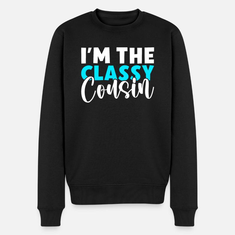 Cadeaux Cousin - Pull Premium bio Homme - noir
