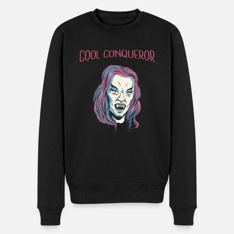 Cool Vampire Rétro Halloween Belle Mode Chaude - Pull Premium bio Homme - noir