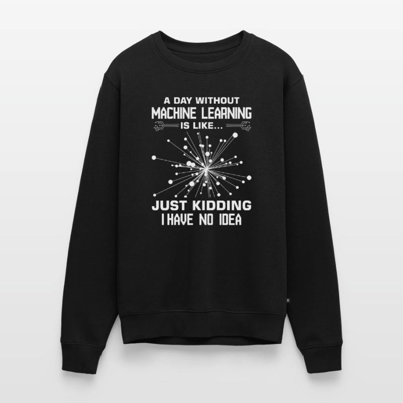 Machine Learning Algorithmen KI Datenanalyst Männer Premium Bio Pullover