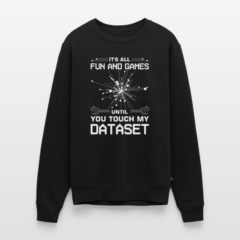 Machine Learning Algorithms AI Data Analyst Men's Premium Organic Jumper