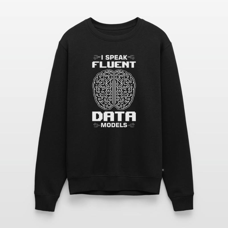 Machine Learning Algorithmen KI Datenanalyst Männer Premium Bio Pullover