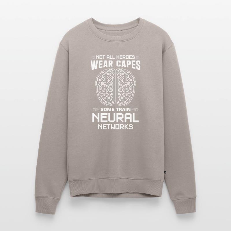 Machine Learning Algorithmen KI Datenanalyst Männer Premium Bio Pullover