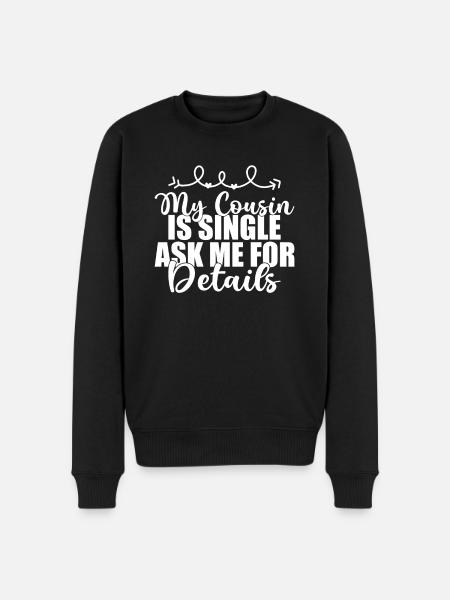 Cousin Gifts - Men's Premium Organic Jumper - black