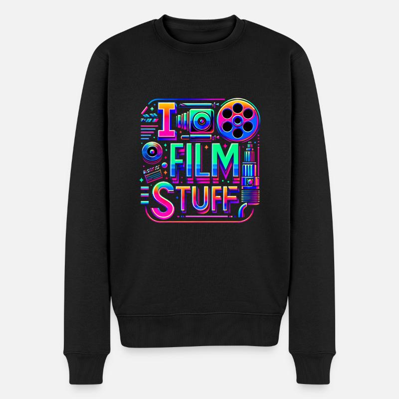 I Film Stuff 13 - Männer Premium Bio Pullover - Schwarz