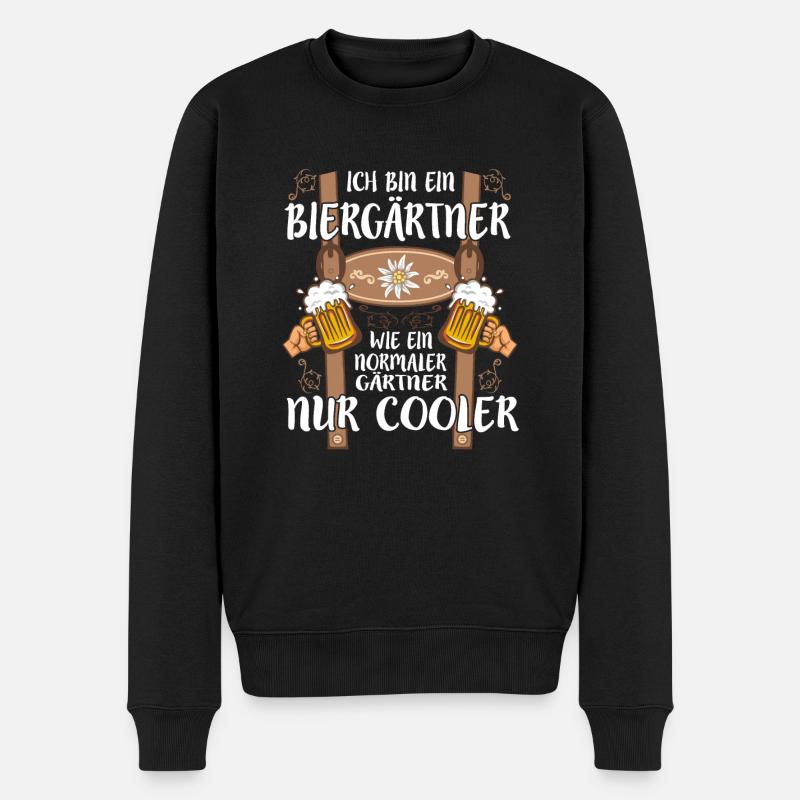 Biergärtner Lederhosen - Pull Premium bio Homme - noir
