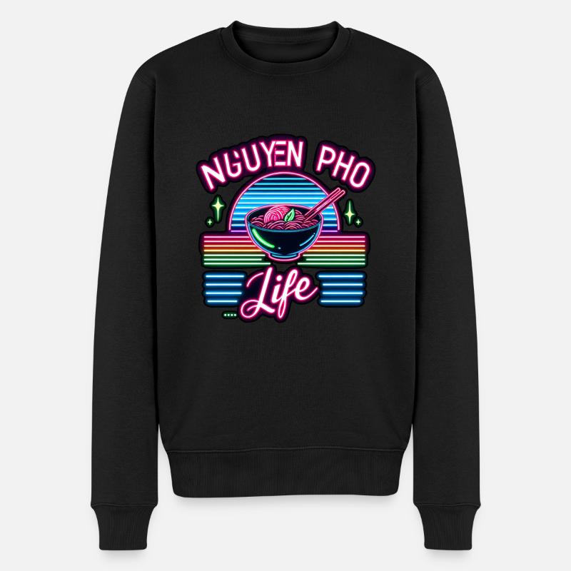 Nguyen Pho Vie 5 - Pull Premium bio Homme - noir