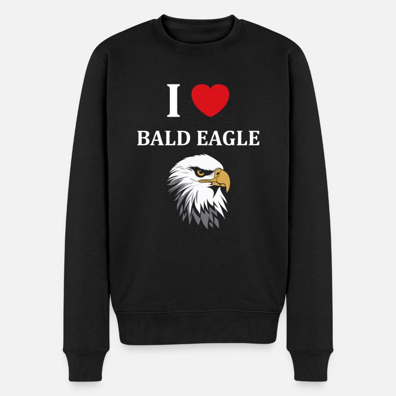 Citation humour Oiseau aigle - Pull Premium bio Homme - noir