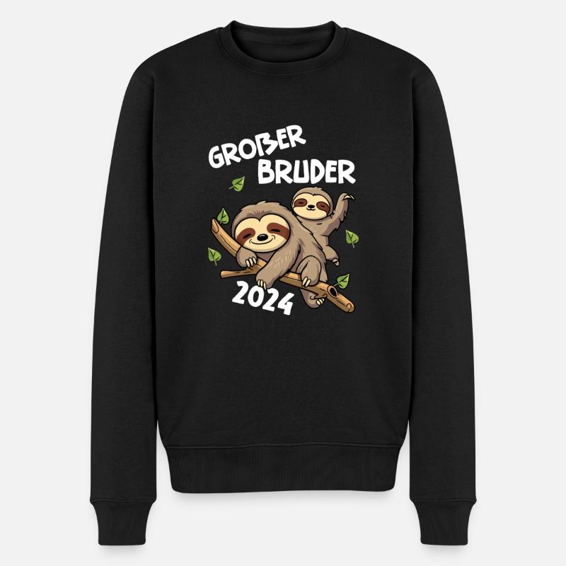 Grand Frère 2024 - Pull Premium bio Homme - noir