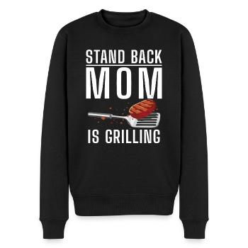 Grill Barbecue Grilling - Männer Premium Bio Pullover - Schwarz - Vorne - Nico (187cm)