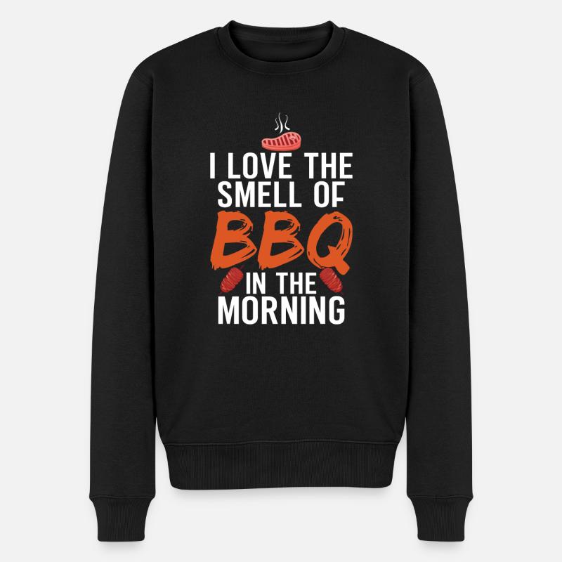 Grillades Barbecue Grillades - Pull Premium bio Homme - noir