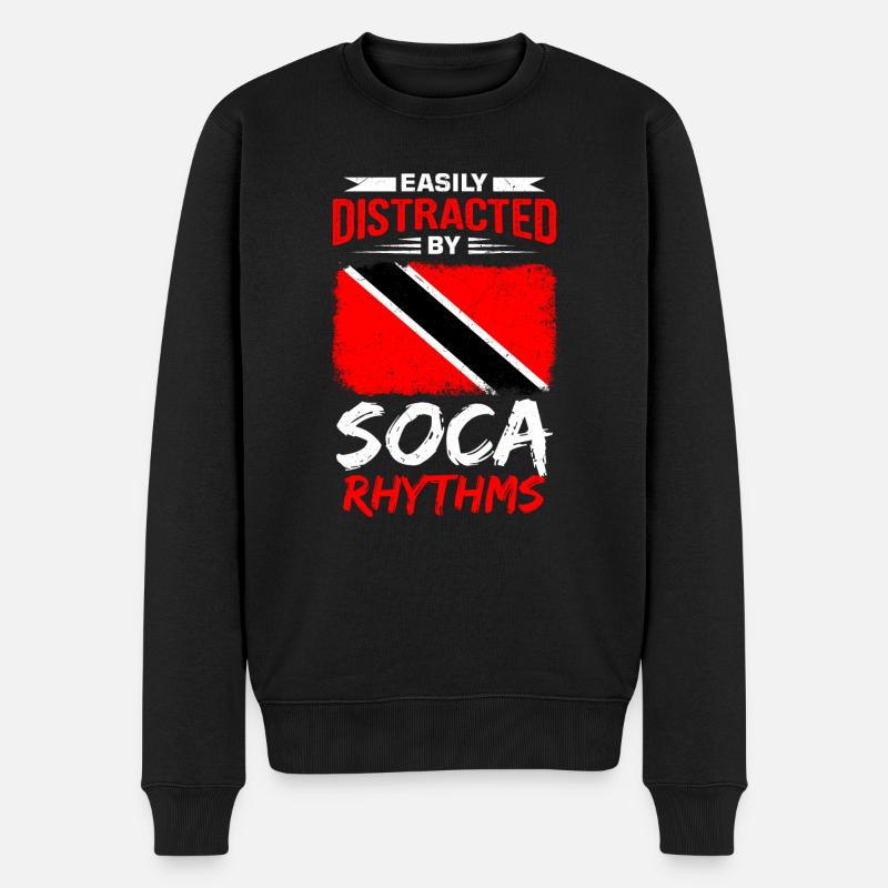 Soca Dance Trinité-et-Tobago - Pull Premium bio Homme - noir
