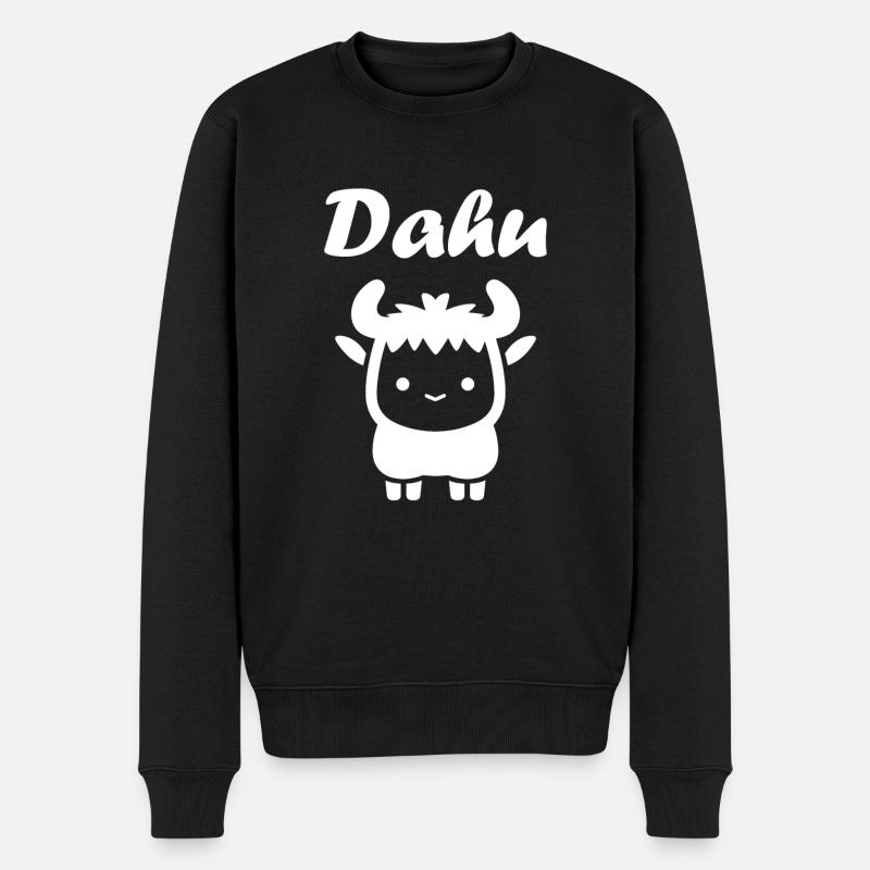 Dahu - Pull Premium bio Homme - noir