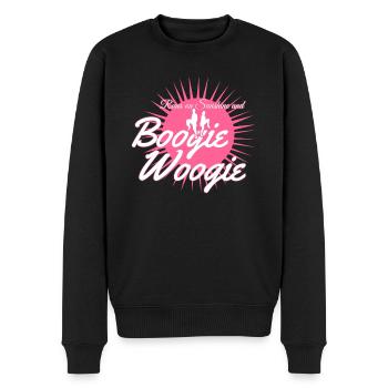 Boogie Woogie Dancing Swing - Männer Premium Bio Pullover - Schwarz - Vorne - Nico (187cm)