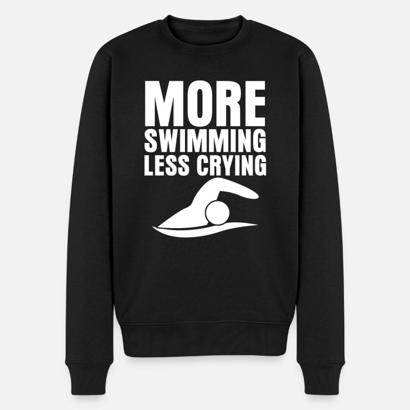 Swimmer Trainer Piscine - Pull Premium bio Homme - noir
