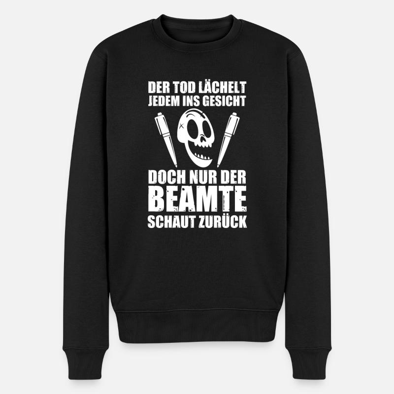 Beamter Beruf Beamte Geschenk - Männer Premium Bio Pullover - Schwarz