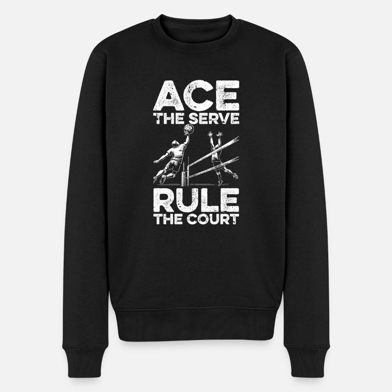 Volley-ball Volley-ball - Pull Premium bio Homme - noir