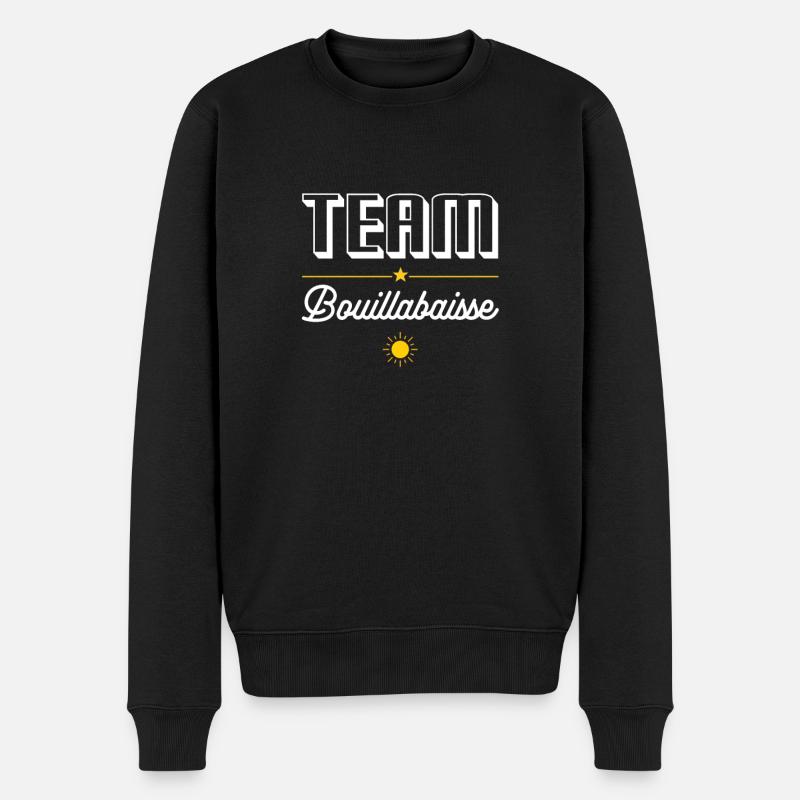 Team Bouillabaisse, Mangeurs de Bouillabaisse - Pull Premium bio Homme - noir