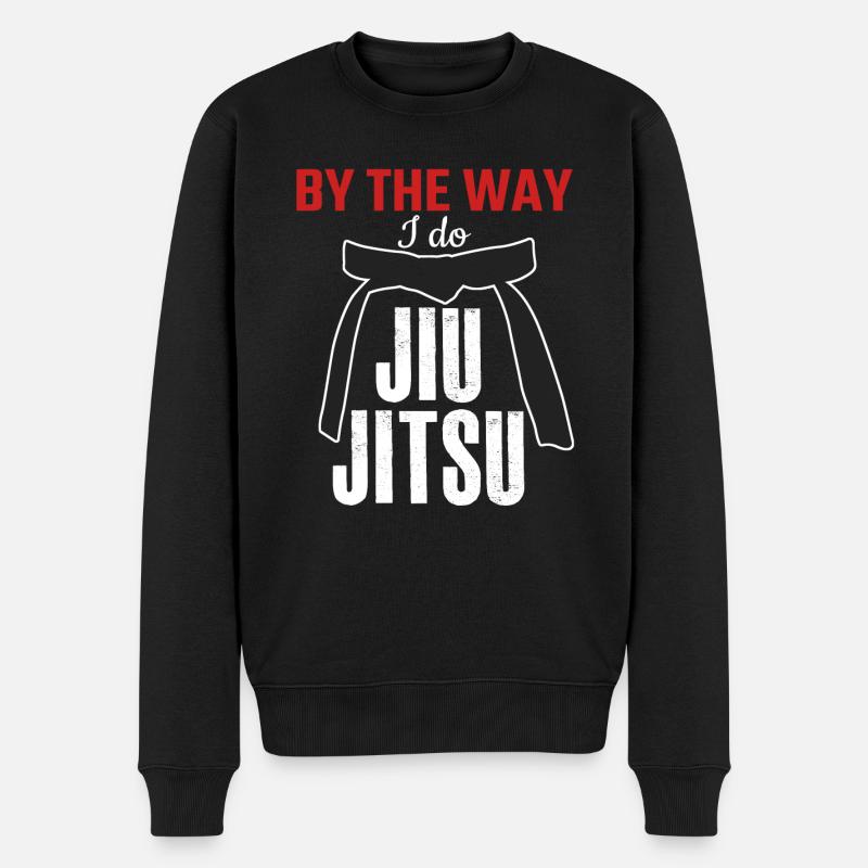 Ju-Jitsu Jiu-Jitsu Brésilien BJJ - Pull Premium bio Homme - noir