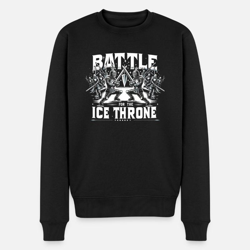 Ice Skating Ice Skaters - Men's Premium Organic Jumper - black