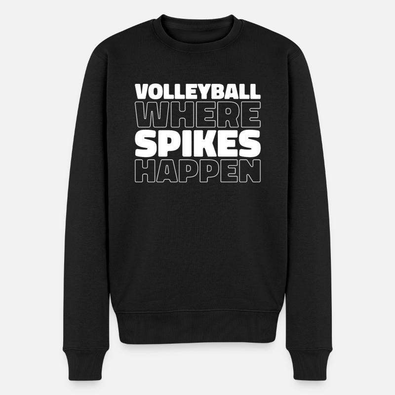 Volley-ball Volley-ball - Pull Premium bio Homme - noir