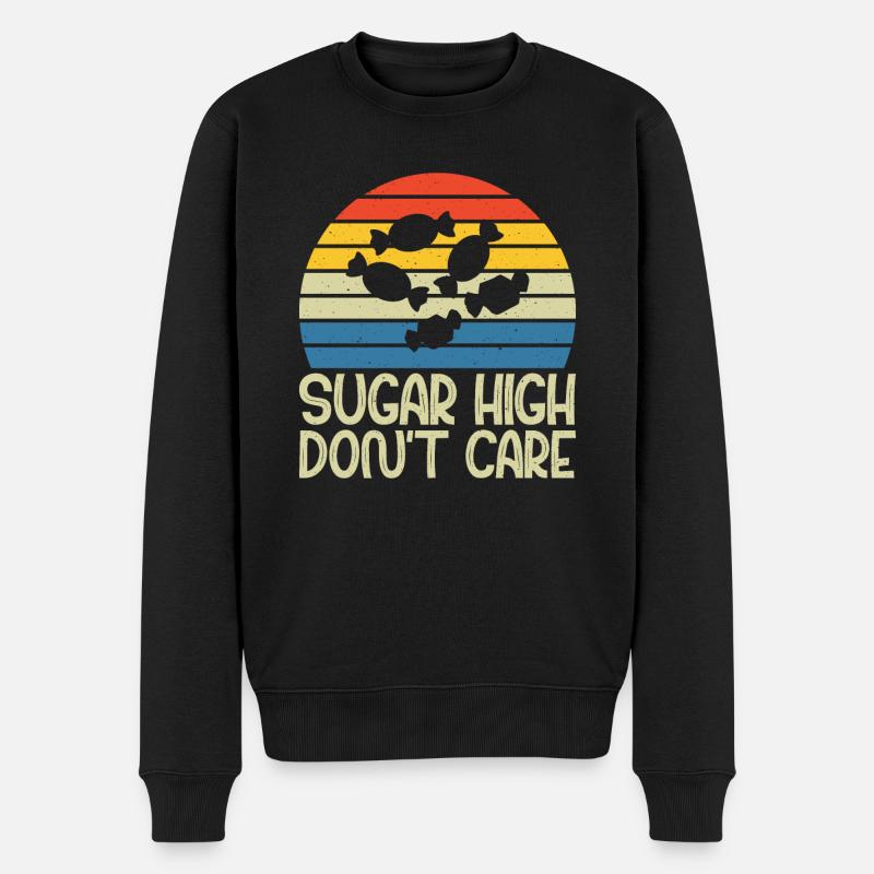 Candy Gift - Männer Premium Bio Pullover - Schwarz
