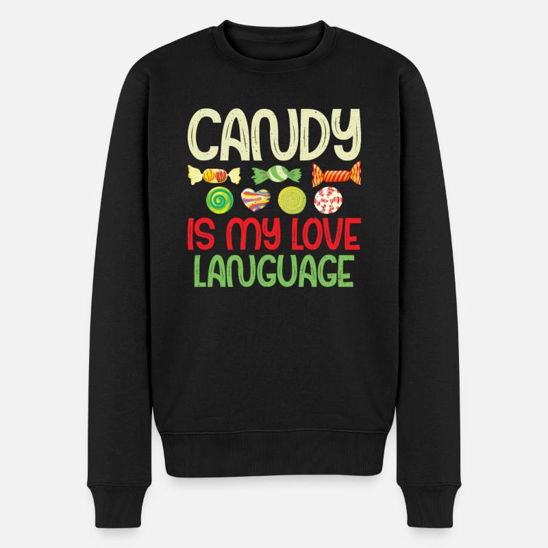 Cadeau de bonbons - Pull Premium bio Homme - noir