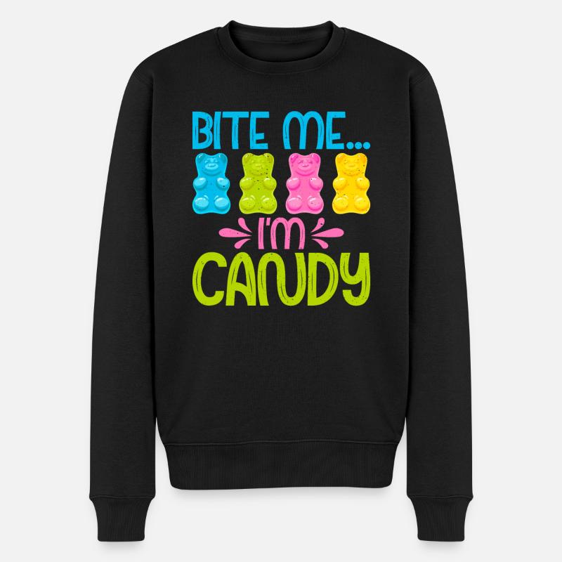 Cadeau de bonbons - Pull Premium bio Homme - noir